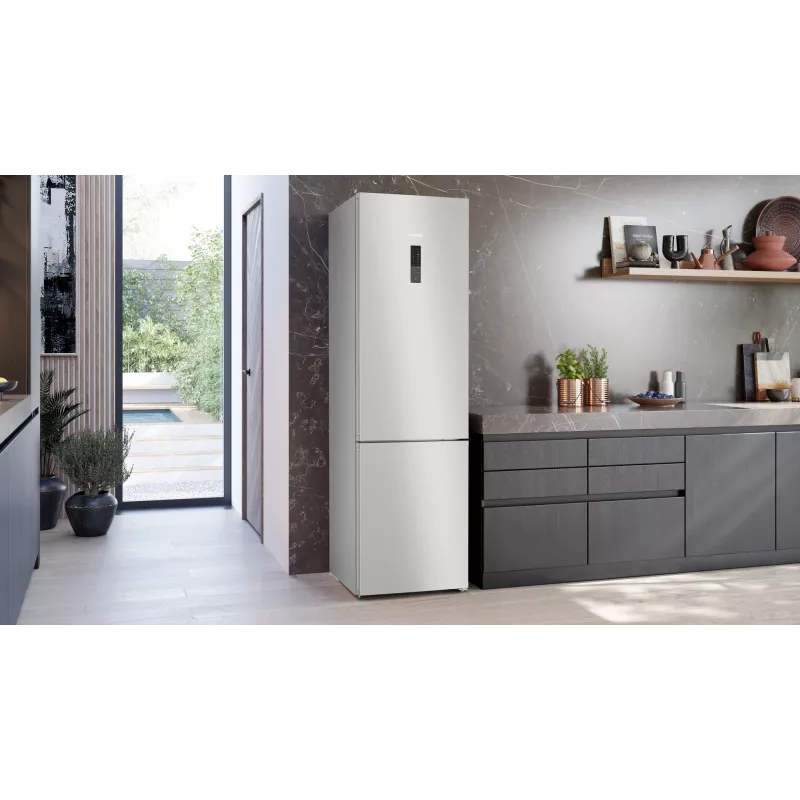 Siemens iQ300 KG39NXICF Kühl-Gefrierkombination Freistehend 363 L Edelstahl