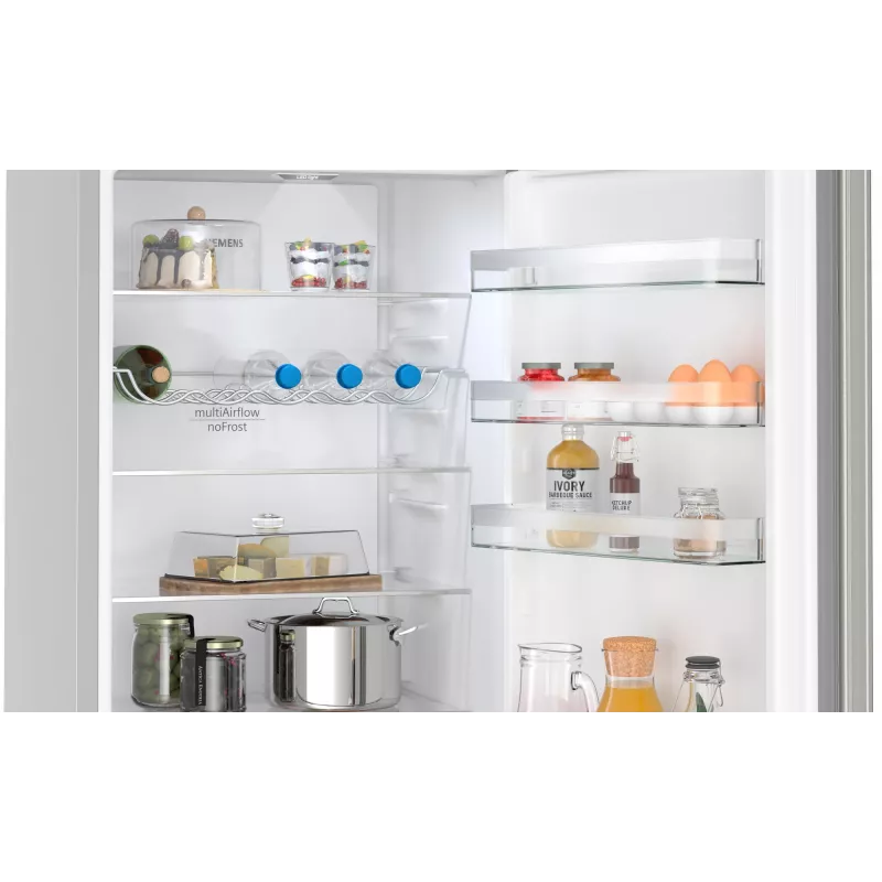 Siemens iQ300 KG39NXICF Kühl-Gefrierkombination Freistehend 363 L Edelstahl