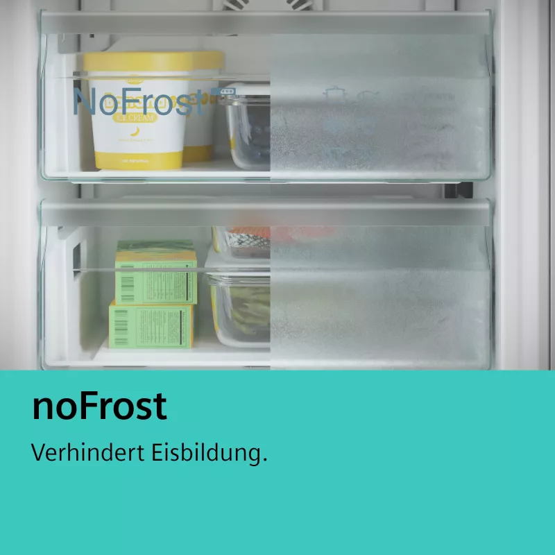 Siemens iQ300 KG39NXICF Kühl-Gefrierkombination Freistehend 363 L Edelstahl