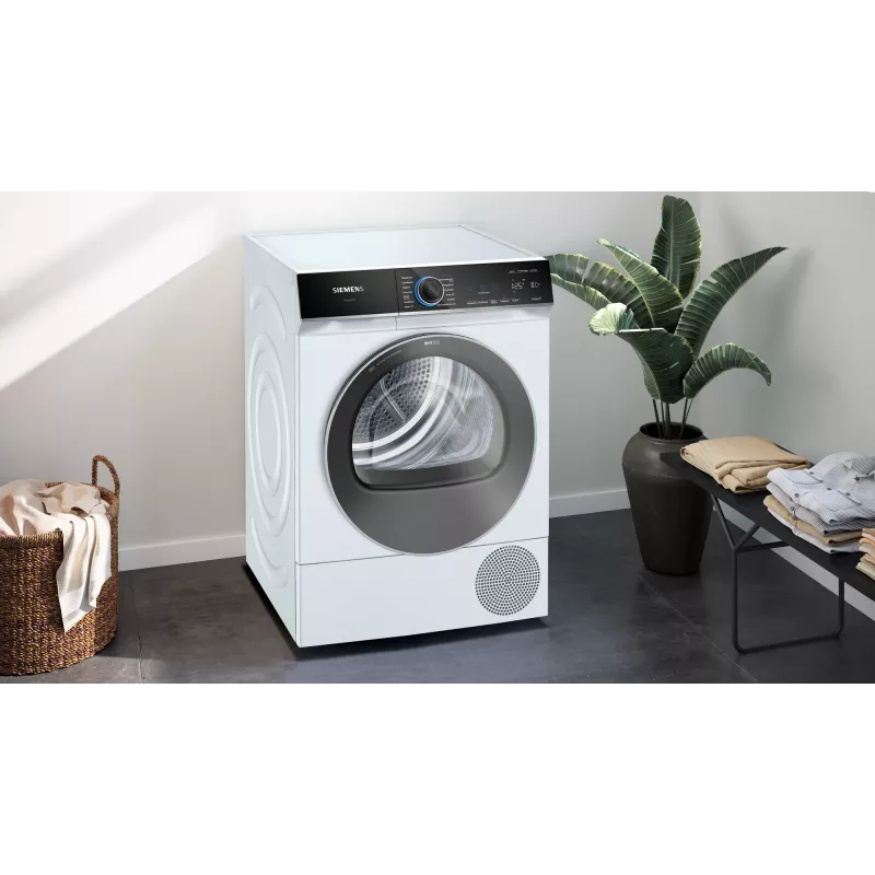 Siemens iQ700 WQ45B2B40 Wärmepumpentrockner Freistehend Frontlader 9 kg Weiß