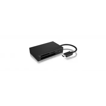 ICY BOX IB-CR401-C3 Kartenleser USB 3.2 Gen 1 (3.1 Gen 1) Type-C Schwarz