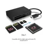 ICY BOX IB-CR401-C3 Kartenleser USB 3.2 Gen 1 (3.1 Gen 1) Type-C Schwarz