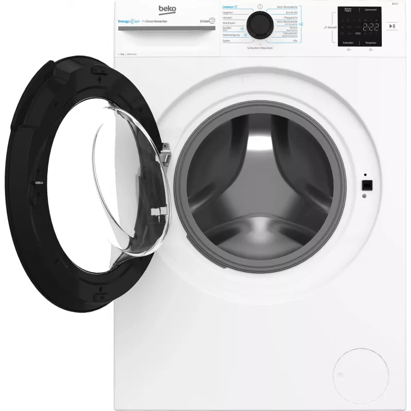 Beko b300 BM3WFU3841X Waschmaschine Frontlader 8 kg 1351 U/min Weiß