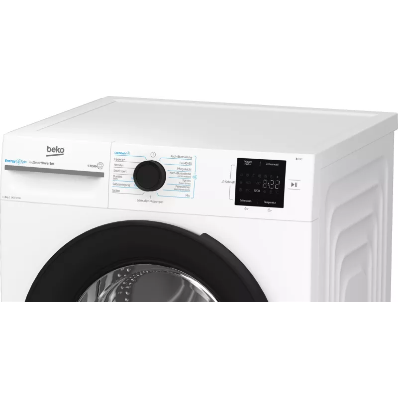 Beko b300 BM3WFU3841X Waschmaschine Frontlader 8 kg 1351 U/min Weiß