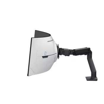 ERGOTRON HX Tisch-Monitorarm mit VHD-Schwenkneigung – mattschwarz