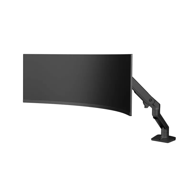 ERGOTRON HX Tisch-Monitorarm mit VHD-Schwenkneigung – mattschwarz