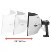ERGOTRON HX Tisch-Monitorarm mit VHD-Schwenkneigung – mattschwarz