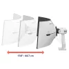 ERGOTRON HX Schreibtisch-Monitorarm mit VHD-Pivot – weiß