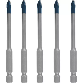 Bohrerset Bosch EXPERT HEX-92608900598 — 5 Stück für Hartkeramik