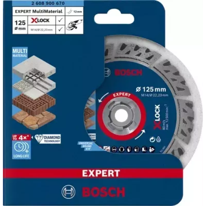 Bosch EXPERT MULTIMATERIAL X-LOCK Trennscheibe