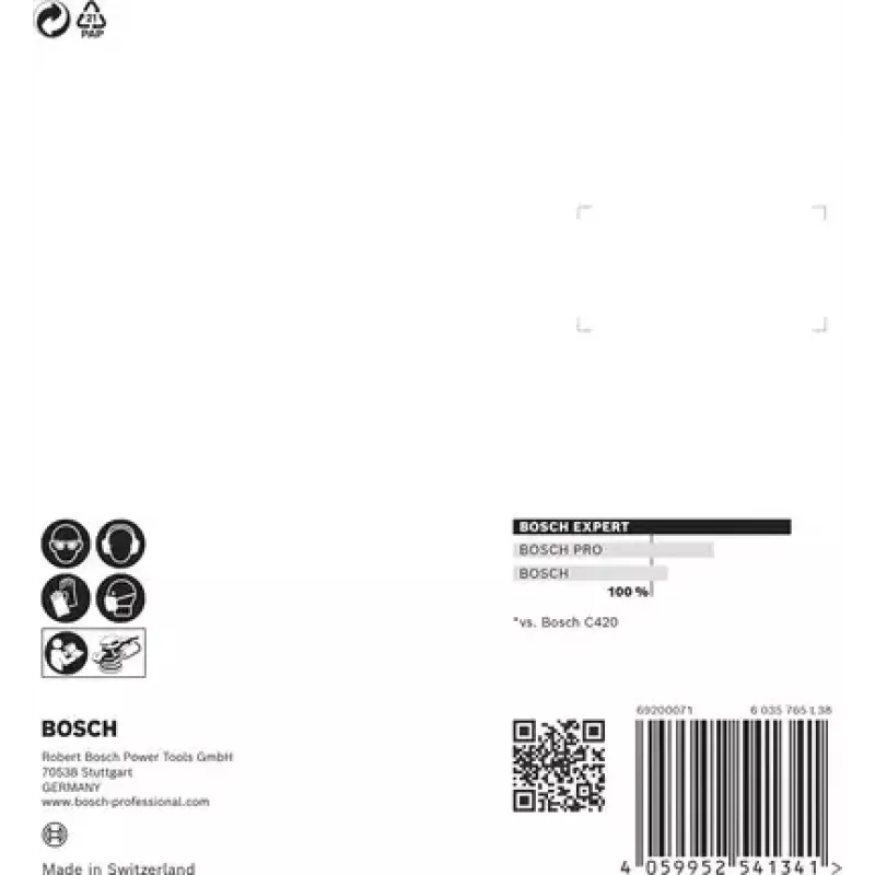 Bosch 2 608 900 806 Drehwerkzeug-Schleif-/Schmirgelzubehör Holz Schleifblatt