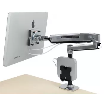 ERGOTRON Lx Hd Sitz-Steh-Tischhalterung LCD-Arm (poliertes Aluminium)