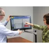 ERGOTRON Lx Hd Sitz-Steh-Tischhalterung LCD-Arm (poliertes Aluminium)
