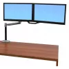 ERGOTRON Lx Hd Sitz-Steh-Tischhalterung LCD-Arm (poliertes Aluminium)