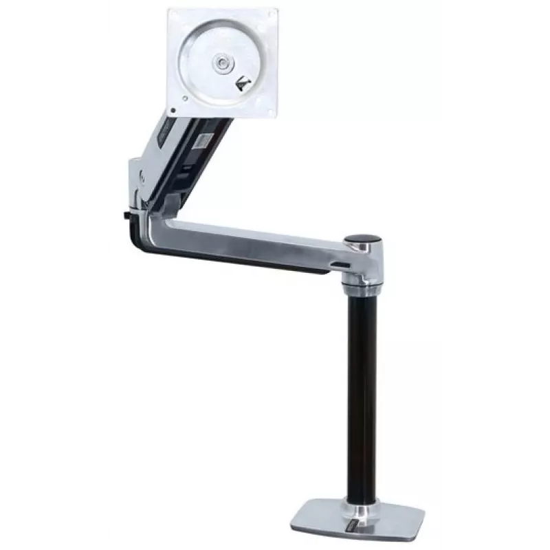 ERGOTRON Lx Hd Sitz-Steh-Tischhalterung LCD-Arm (poliertes Aluminium)