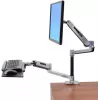 ERGOTRON Lx Hd Sitz-Steh-Tischhalterung LCD-Arm (poliertes Aluminium)