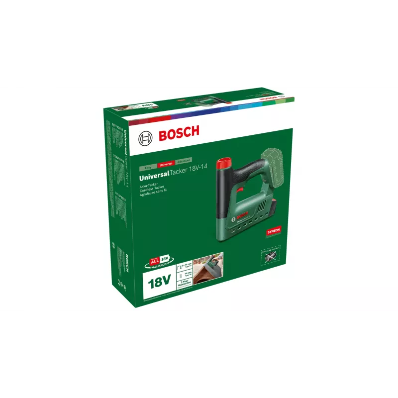 Bosch UniversalTacker 18V-14 elektrischer Tacker Heften