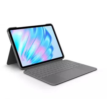LOGITECH Combo Touch For iPad Air 11in 5th Gen Oxford Grau Qwertz Deutsch