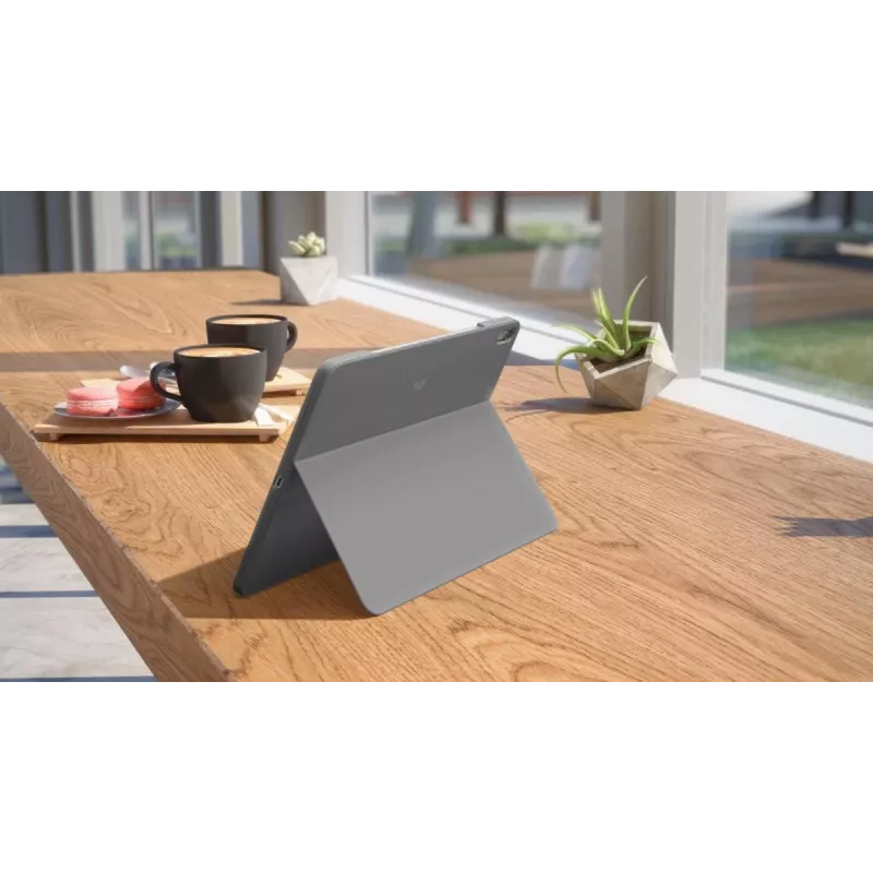 LOGITECH Combo Touch For iPad Air 11in 5th Gen Oxford Grau Qwertz Deutsch