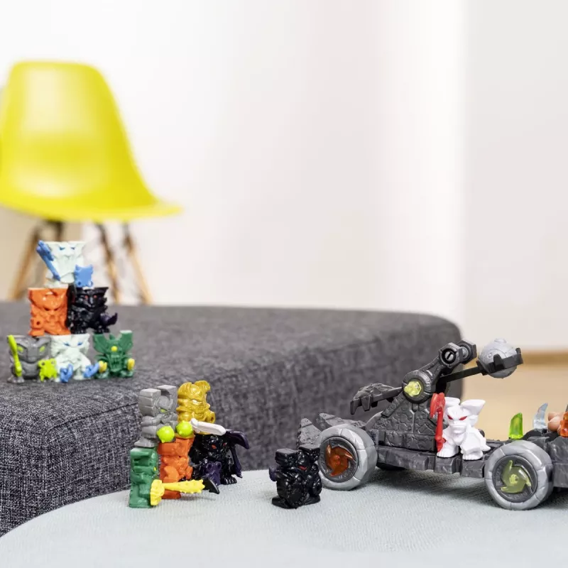schleich ELDRADOR CREATURES Katapult mit Mini-Kreatur, Monster und Drachen, Roboter / Mini-Kreaturen, 7 Jahre, Mehrfarbig, Kunststoff