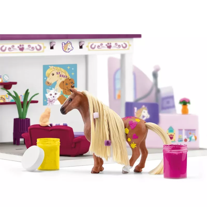 schleich HORSE CLUB Sofia’s Beauties Pet Salon, Salon & Spa, Pet Salon, 3 Jahr(e), Mehrfarbig, Kunststoff