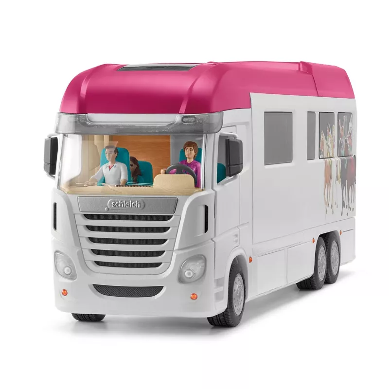 schleich HORSE CLUB Pferdetransporter, Gebäude, Camping, Pferdestall, Pferde, Reitturnier, 5 Jahr(e), Mehrfarbig, Kunststoff