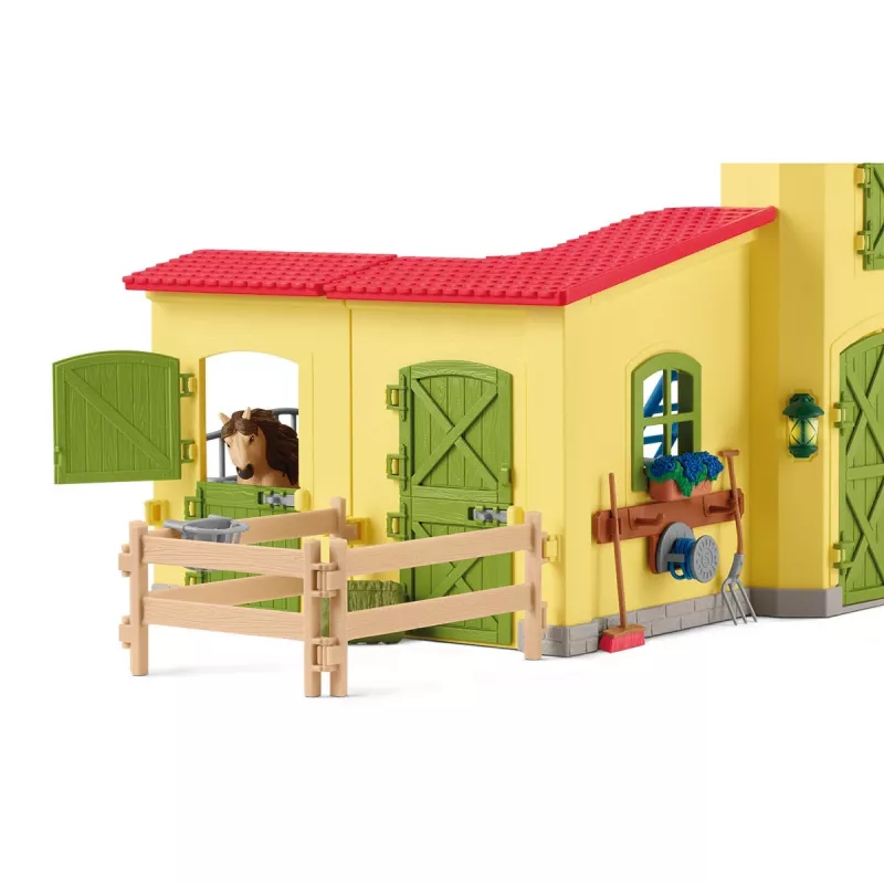 schleich FARM WORLD Pony Box mit Islandpferde-Hengst, Bauernhof, Gebäude, Bauernhoftiere / Bauernhofspielzeug, Pferdestall, Pferde, 3 Jahr(e), Mehrfarbig