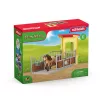 schleich FARM WORLD Pony Box mit Islandpferde-Hengst, Bauernhof, Gebäude, Bauernhoftiere / Bauernhofspielzeug, Pferdestall, Pferde, 3 Jahr(e), Mehrfarbig