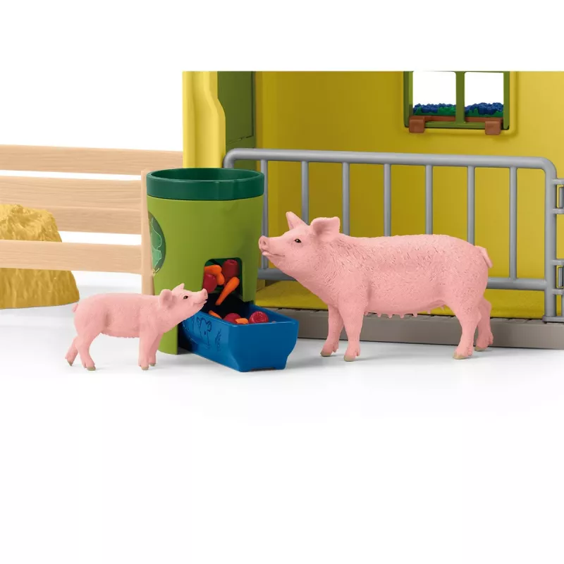 schleich BAUERNHOF-WELT Großer Bauernhof mit Tieren und Zubehör, Bauernhof, 3 Jahr(e), Mehrfarbig, Kunststoff