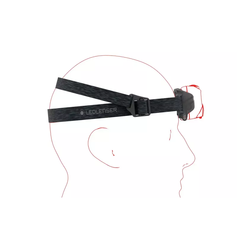 Stirnlampen-Taschenlampe Ledlenser HF6R Core Schwarz 800 lm IP68