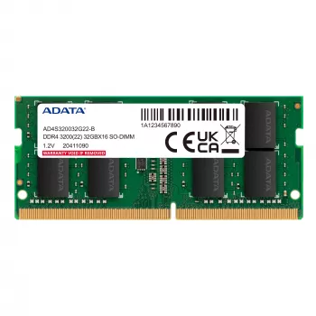 SO-DIMM 16 GB DDR4-3200 (2x 8 GB) Dual-Kit, Arbeitsspeicher grün, AD4S32008G22-DTGN, Premier