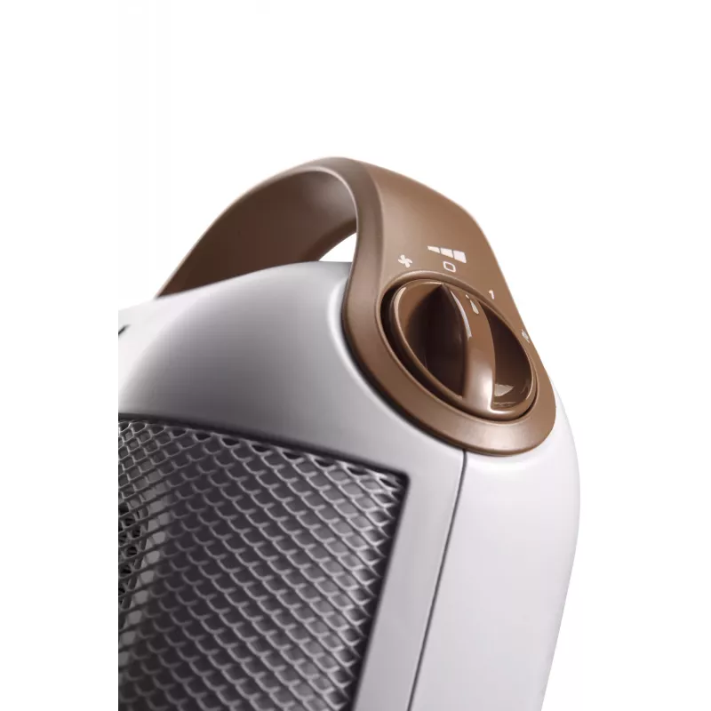 De’Longhi Capsule HFX30C18.IW Innenbereich Braun, Weiß 1800 W Ventilator-Elektroheizung