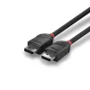 DisplayPort-Kabel Lindy 2m DisplayPort 1.2 Kabel Schwarz Line