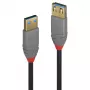 Lindy 3m USB 3.2 Typ A Verlängerungskabel, 5Gbps, Anthra Line, 3 m, USB A, USB A, USB 3.2 Gen 1 (3.1 Gen 1), 5 Gbit/s, Schwarz