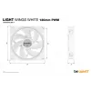 be quiet Light Wings White | 120mm PWM Triple Pack Computergehäuse-Lüfter 12 cm 3 Stück