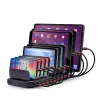 Lindy 96W 10 Port USB Ladestation, Freistehend, Kunststoff, Schwarz, Kontakt, Mit allen USB Typ A Geräten, Stromversorgung