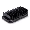 Lindy 96W 10 Port USB Ladestation, Freistehend, Kunststoff, Schwarz, Kontakt, Mit allen USB Typ A Geräten, Stromversorgung