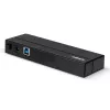 Lindy 7 Port USB 3.0 Hub, USB 3.2 Gen 1 (3.1 Gen 1) Typ-A, USB 3.2 Gen 1 (3.1 Gen 1) Typ-A, USB 3.2 Gen 1 (3.1 Gen 1), 5000 Mbit/s, Schwarz, Kunststoff