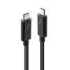 Lindy 1m Thunderbolt 3 Kabel, Passiv, Stecker, Stecker, 1 m, 20 Gbit/s, Schwarz, 60 W