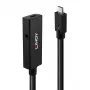 Lindy 5m USB 3.2 Gen 2 C/C Active Extension, 5 m, USB C, USB C, USB 3.2 Gen 2 (3.1 Gen 2), 10 Gbit/s, Schwarz