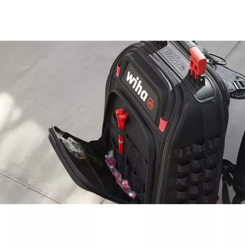 Werkzeugtasche Wiha 45529 Schwarz Rot 385 mm x 260 mm x 530 mm