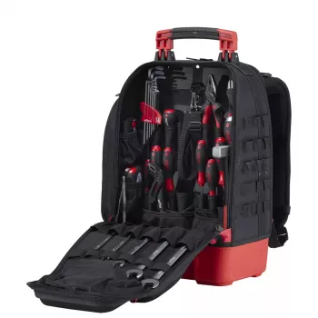 Werkzeugtasche Wiha 45529 Schwarz Rot 385 mm x 260 mm x 530 mm