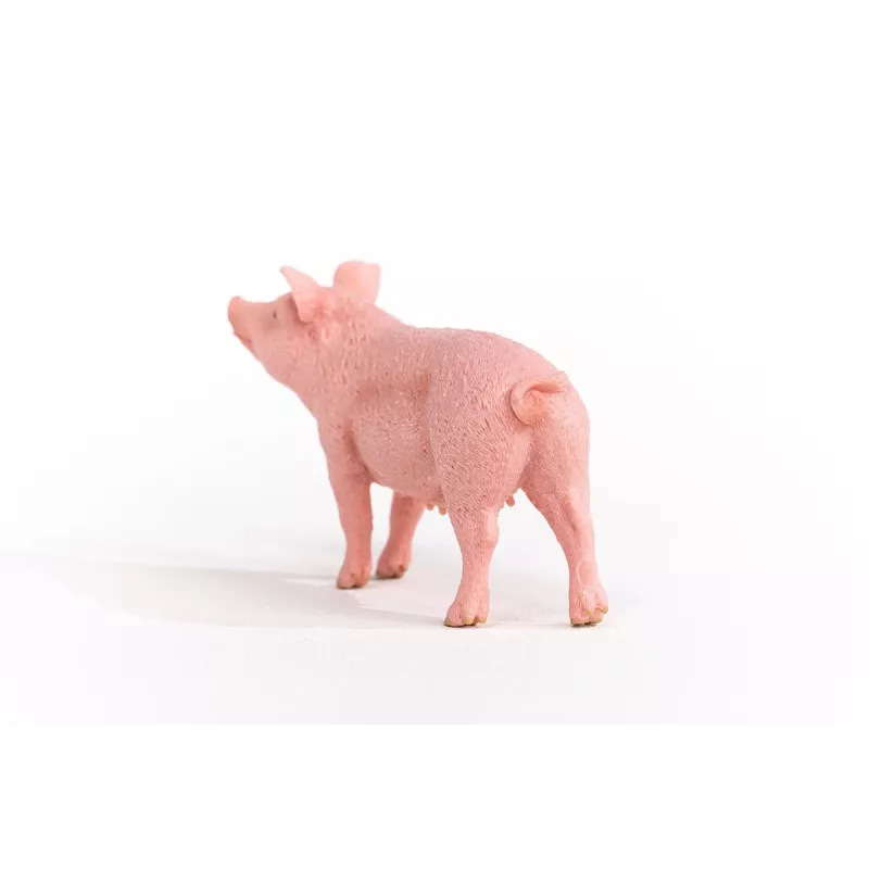 Schleich Bauernhof Schwein Figur 13933, rosa, empfohlenes Alter 3+