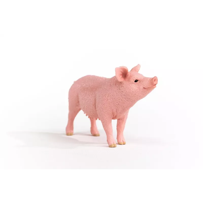 Schleich Bauernhof Schwein Figur 13933, rosa, empfohlenes Alter 3+