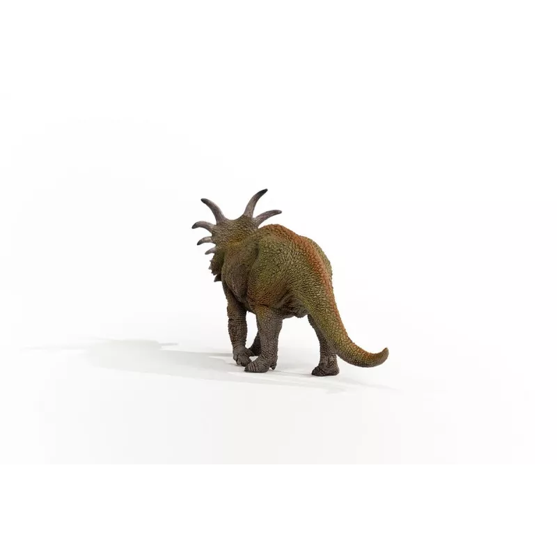 schleich Dinosaurier Styracosaurus, 4 Jahr(e), Die Erde erobern, Dinosaurier und Vulkan, Grün, Grau, Kunststoff