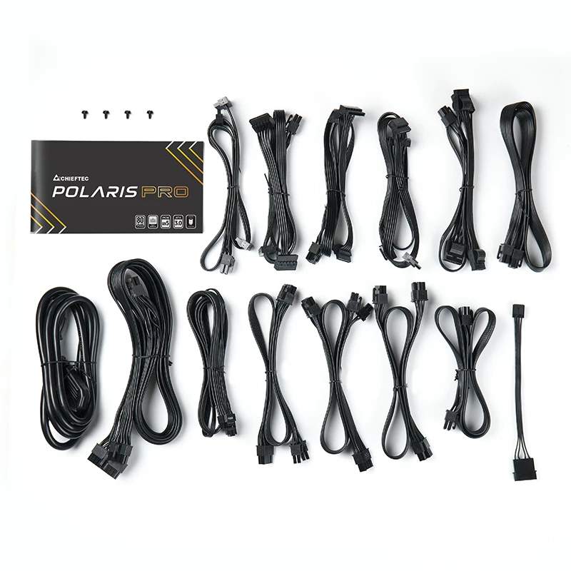 Chieftec Polaris PRO 1300W Netzteil 20+4-Pin ATX ATX Schwarz