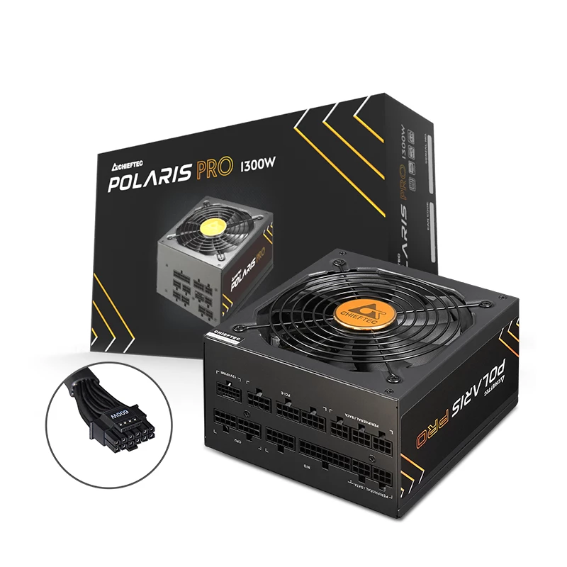 Chieftec Polaris PRO 1300W Netzteil 20+4-Pin ATX ATX Schwarz