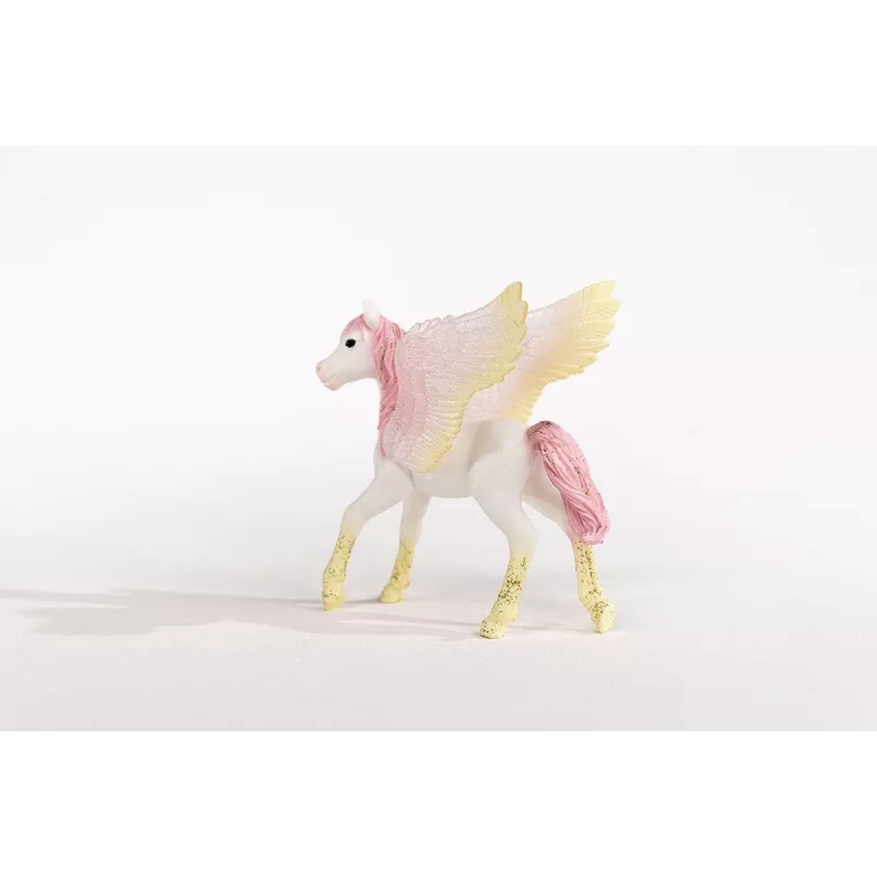 schleich BAYALA Sonnenaufgang-Pegasusfohlen, 5 Jahr(e), Einhorn / Pegasus, Einhörner & Feen, Mehrfarbig, Kunststoff