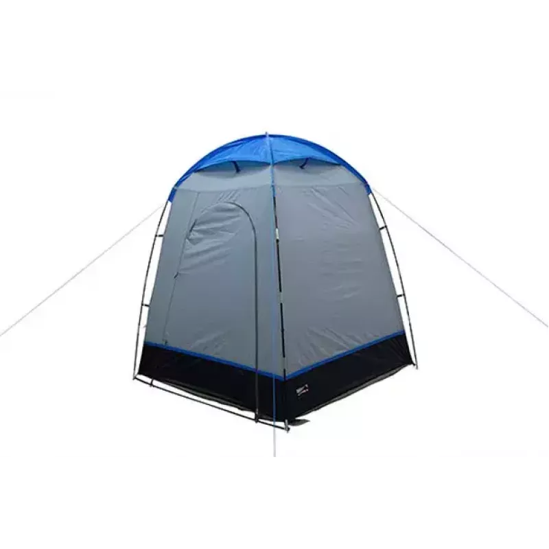 High Peak Lido Zelt, wasserdicht 100 cm, Blau, Grau, 2 Taschen, Fiberglas