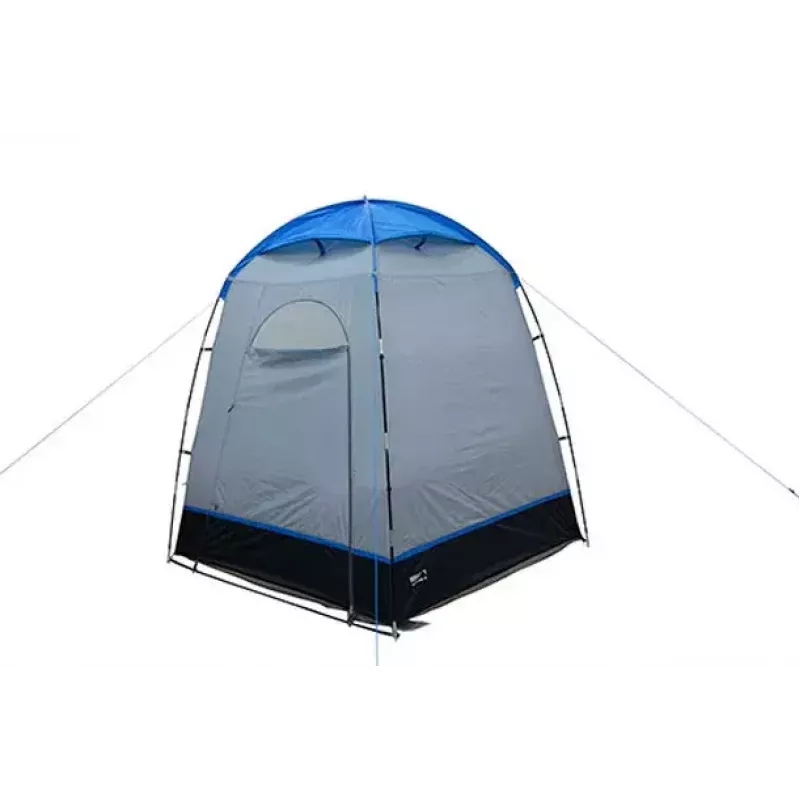 High Peak Lido Zelt, wasserdicht 100 cm, Blau, Grau, 2 Taschen, Fiberglas